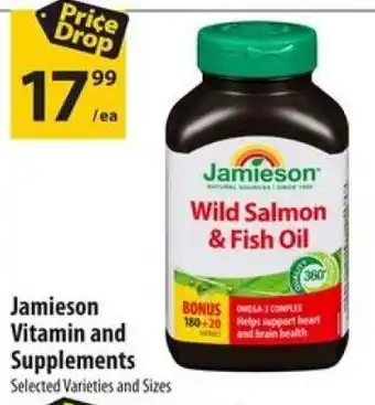 Co-op Jamieson Vitamin and Supplements offer