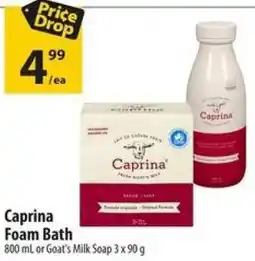 Co-op Caprina Foam Bath offer