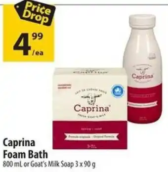 Co-op Caprina Foam Bath offer