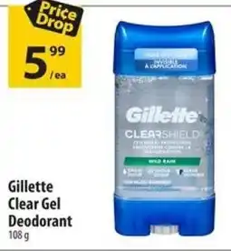 Co-op Gillette Clear Gel Deodorant offer