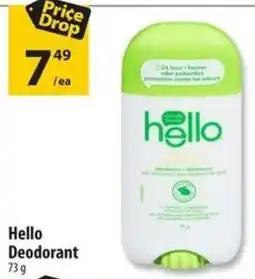 Co-op Hello Deodorant offer