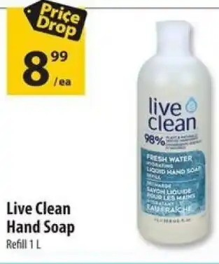 Co-op Live Clean Hand Soap Refill offer