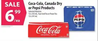 Co-op Coca-Cola, Canada Dry or Pepsi Products offer