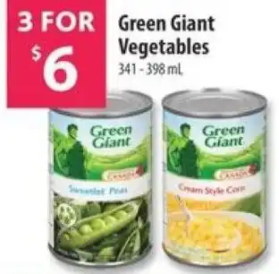 Co-op Green Giant Vegetables offer