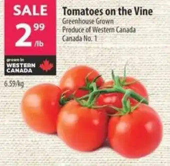 Co-op Tomatoes on the Vine offer