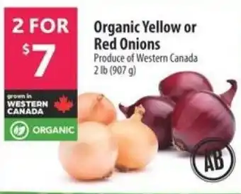 Co-op Organic Yellow or Red Onions offer