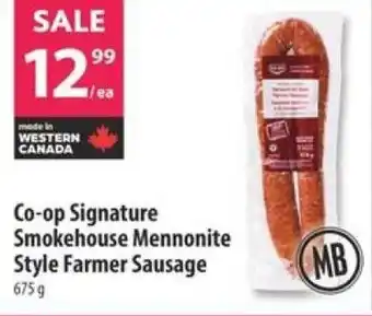 Co-op Co-op Signature Smokehouse Mennonite Style Farmer Sausage offer