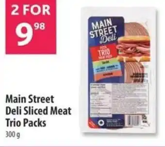 Co-op Main Street Deli Sliced Meat Trio Packs offer