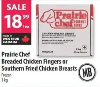 Co-op Prairie Chef Breaded Chicken Fingers or Southern Fried Chicken Breasts offer