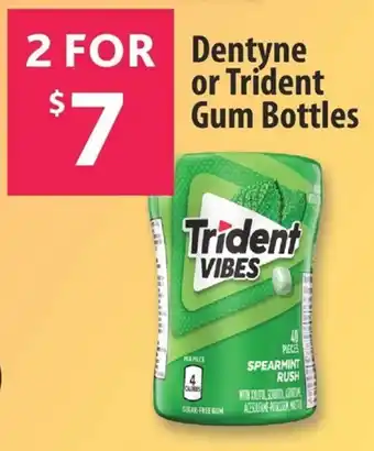 Co-op Dentyne or Trident Gum Bottles offer