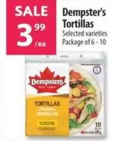 Co-op Dempster's Tortillas offer