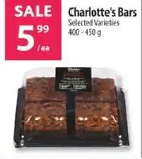 Co-op Charlotte's Bars offer