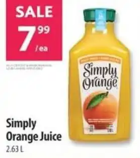 Co-op Simply Orange Juice offer