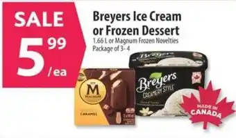 Co-op Breyers Ice Cream or Frozen Dessert offer