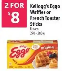 Co-op Kellogg's eggo waffles or french toaster sticks offer