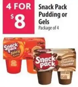 Co-op Snack pack pudding or gels offer