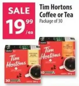 Co-op Tim Hortons Coffee or Tea offer