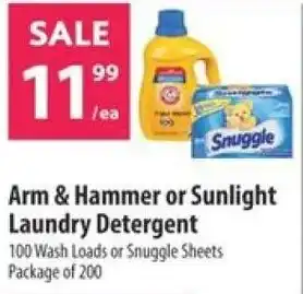 Co-op Arm & Hammer or Sunlight Laundry Detergent offer