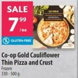 Co-op Co-op Gold Cauliflower Thin Pizza and Crust offer