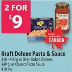 Co-op Kraft Deluxe Pasta & Sauce offer