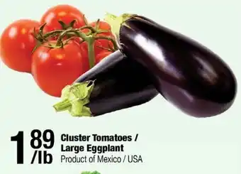 Arz Fine Foods Cluster Tomatoes or Large Eggplant offer