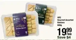 Arz Fine Foods Gourmet Assorted Baklava offer