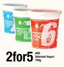 Arz Fine Foods ARZ Selected Yogurt offer