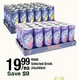 Arz Fine Foods Rani selected drink offer