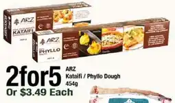 Arz Fine Foods ARZ Kataifi or Phyllo Dough offer