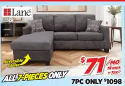 Surplus Furniture 7PC Package: Wowza Dusk 2Pc Sectional offer