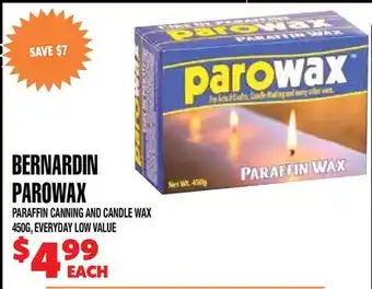 Len's Mill Stores Bernardin Parowax offer