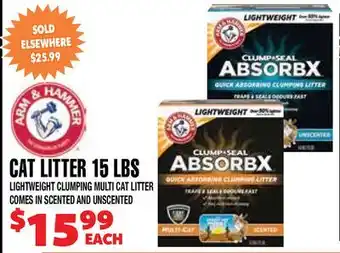 Len's Mill Stores Arm & Hammer Cat Litter 15 LBS offer