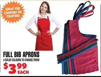 Len's Mill Stores Full Bib Aprons offer