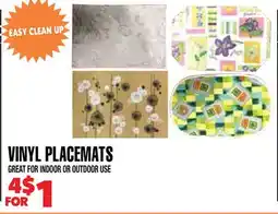 Len's Mill Stores Vinyl Placemats offer