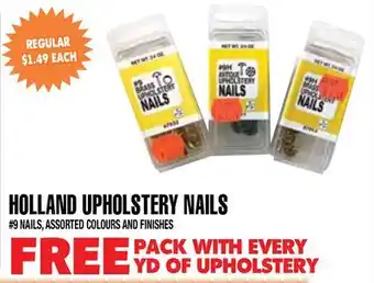 Len's Mill Stores Holland Upholstery Nails offer