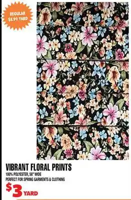 Len's Mill Stores Vibrant Floral Prints offer