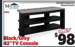 Surplus Furniture Black/Grey 42 TV Stand offer