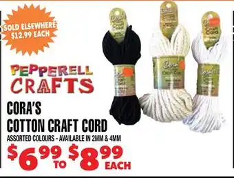 Len's Mill Stores Cora's Cotton Craft Cord offer