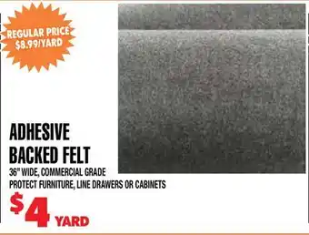 Len's Mill Stores Adhesive Backed Felt offer