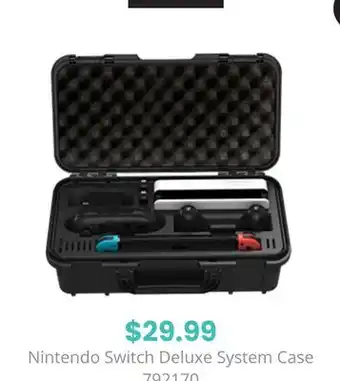 GameStop Nintendo Switch Deluxe System Case offer