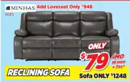 Surplus Furniture Port Salem Grey Reclining Sofa offer