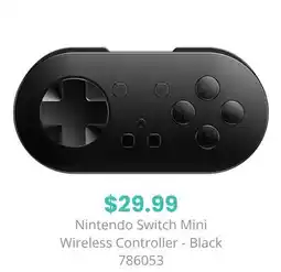 GameStop Nintendo Switch Mini Wireless Controller - Black offer