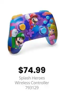 GameStop Splash Heroes Wireless Controller offer