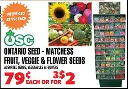 Len's Mill Stores Ontario Seed - Matchess Fruit, Veggie & Flower Seeds offer