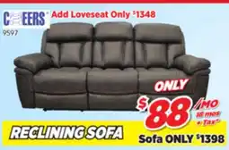 Surplus Furniture Cowboy Granite Reclining Sofa offer