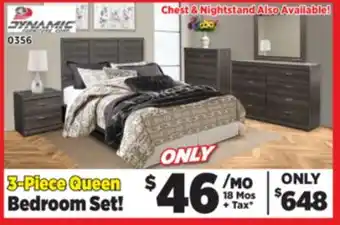 Surplus Furniture Alabaster Oak 3-Piece Queen Bedroom Set offer