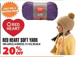 Len's Mill Stores Red Heart Soft Yarn offer