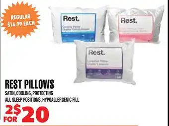 Len's Mill Stores Rest Pillows offer