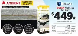 Surplus Furniture Ambient Queen Mattress Set offer