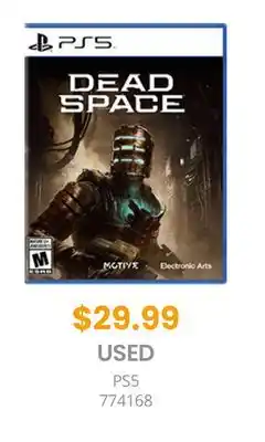 GameStop USED PS5 offer